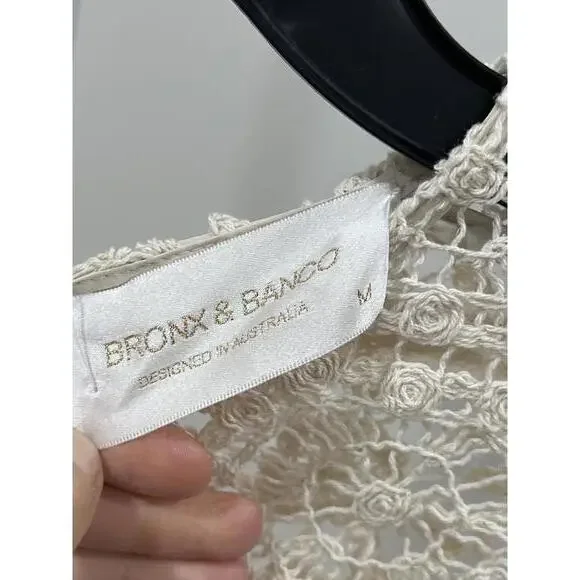 Bronx and Banco Maia Fringe Gown in Cream - Picture 9 of 9